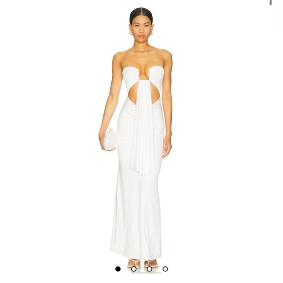 Revolve Superdown Rosy Maxi Dress in White XS - Picture 1 of 3